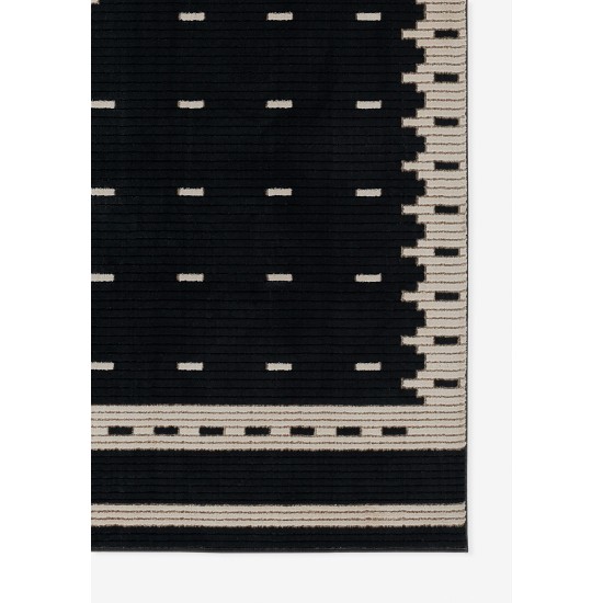 Rug, Momeni, Noho, NO-06, Black, 2' X 3', 49674