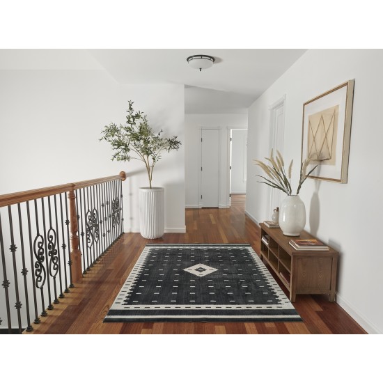 Rug, Momeni, Noho, NO-06, Black, 2' X 3', 49674