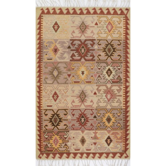 Rug, Momeni, Nomad, NOM-1, Rust, 2' X 3', 48607