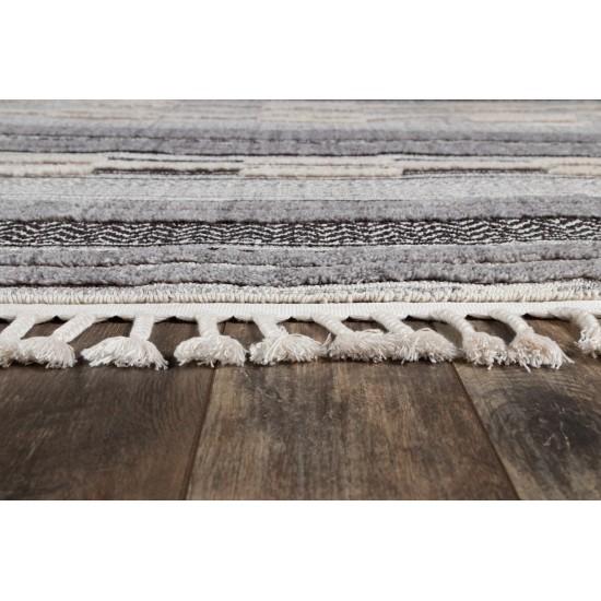 Rug, Momeni, Odessa, ODE-1, Grey, 2'3" X 10' Runner, 46002