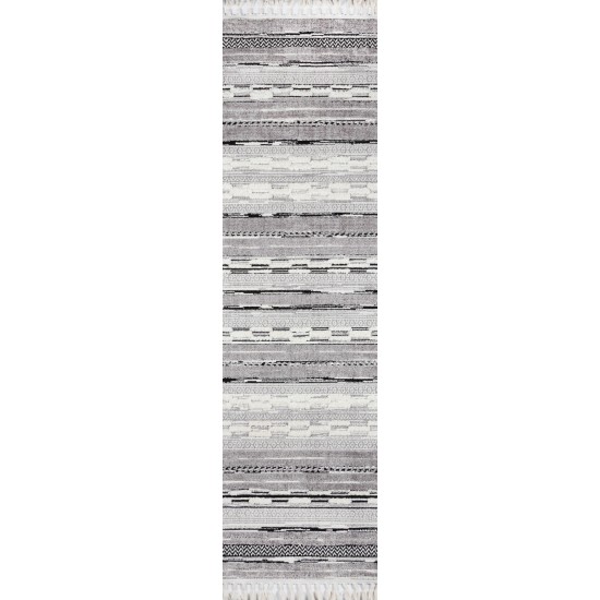 Rug, Momeni, Odessa, ODE-1, Grey, 2'3" X 10' Runner, 46002