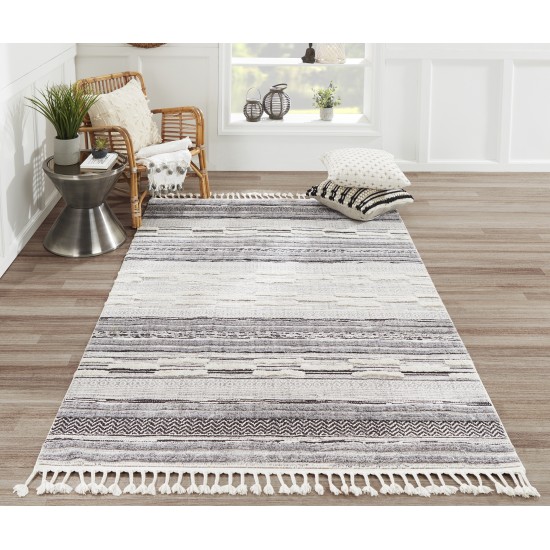 Rug, Momeni, Odessa, ODE-1, Grey, 2'3" X 10' Runner, 46002