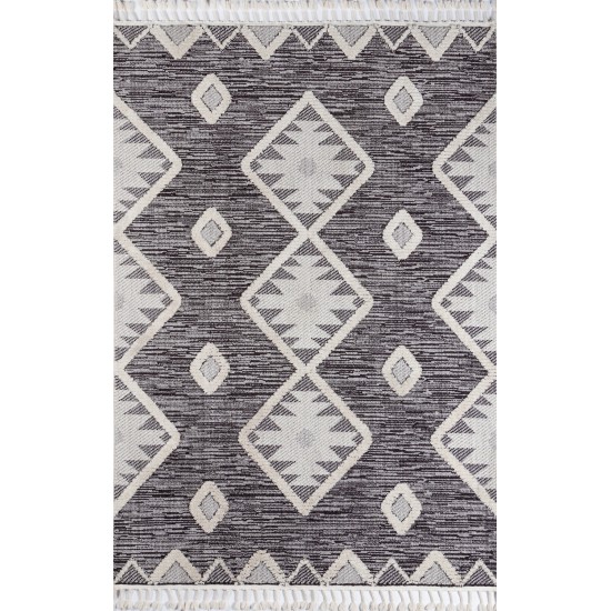 Rug, Momeni, Odessa, ODE-3, Charcoal, 2'3" X 8' Runner, 45995