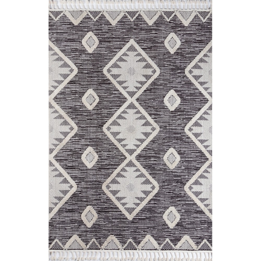 Rug, Momeni, Odessa, ODE-3, Charcoal, 2'3" X 10' Runner, 46005