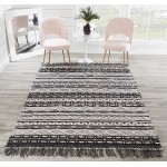 Rug, Momeni, Otto, OTT-2, Black, 3'9" X 5'9", 44933