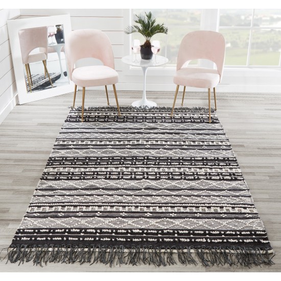 Rug, Momeni, Otto, OTT-2, Black, 3'9" X 5'9", 44933