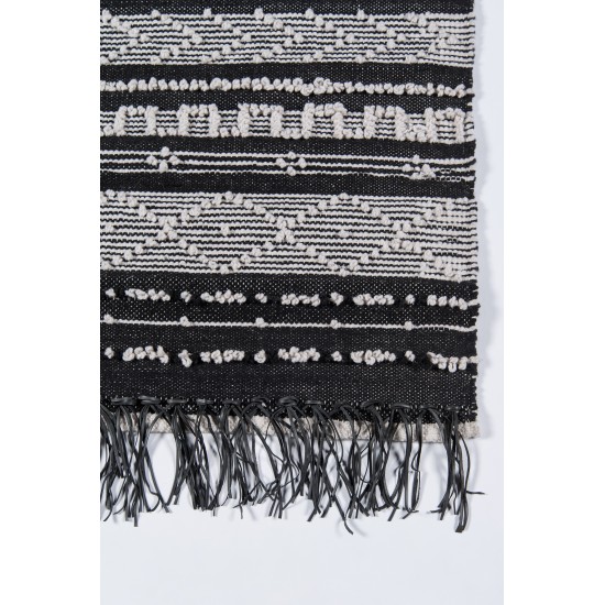 Rug, Momeni, Otto, OTT-2, Black, 7'9" X 9'9", 44942