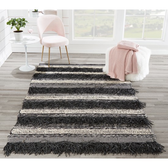 Rug, Momeni, Otto, OTT-3, Black, 7'9" X 9'9", 44941