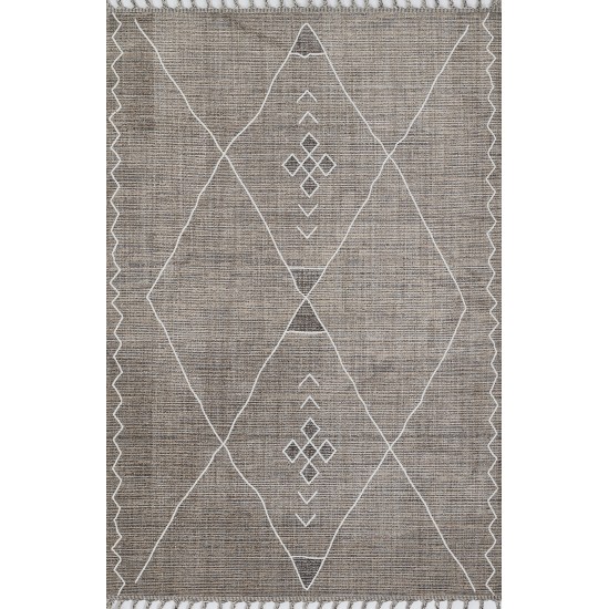 Rug, Momeni, Rabat, RBT-1, Grey, 2'7" X 7'10" Runner, 49423