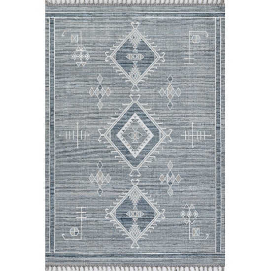 Rug, Momeni, Rabat, RBT-2, Blue, 2'7" X 7'10" Runner, 49424