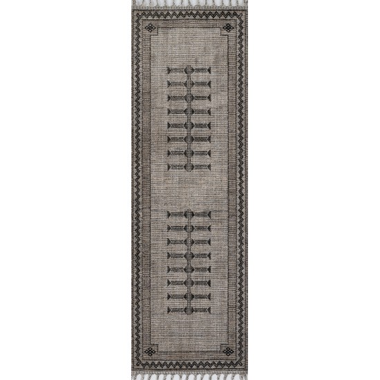 Rug, Momeni, Rabat, RBT-3, Black, 2'7" X 7'10" Runner, 49425