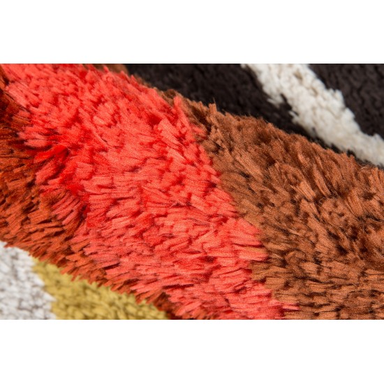 Rug, Novogratz, Retro, RET-2, Red, 2' X 3', 36325