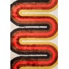 Rug, Novogratz, Retro, RET-2, Red, 7'6" X 9'6", 36360