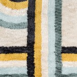 Rug, Novogratz, Retro, RET-3, Blue, 2' X 3', 36328