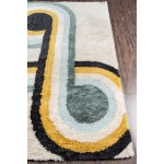 Rug, Novogratz, Retro, RET-3, Blue, 7'6" X 9'6", 36362