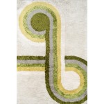 Rug, Novogratz, Retro, RET-3, Green, 2' X 3', 36329