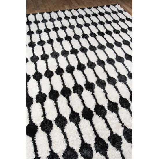 Rug, Novogratz, Retro, RET-4, Black, 2' X 3', 36331