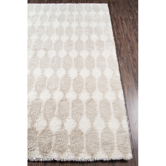 Rug, Novogratz, Retro, RET-4, Taupe, 2'3" X 7'6" Runner, 36375