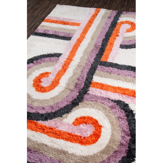 Rug, Novogratz, Retro, RET-5, Lavender, 2' X 3', 36333