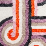 Rug, Novogratz, Retro, RET-5, Lavender, 2'3" X 7'6" Runner, 36377