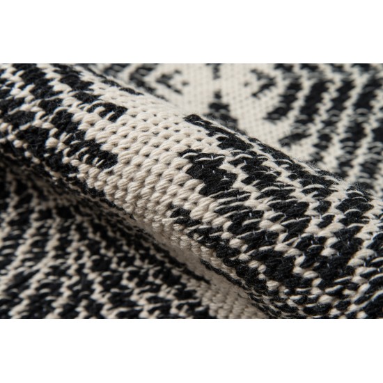 Rug, Erin Gates, River, RIV-1, Black, 2' X 3', 39896