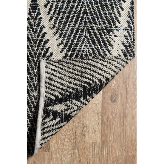 Rug, Erin Gates, River, RIV-1, Black, 2' X 3', 39896
