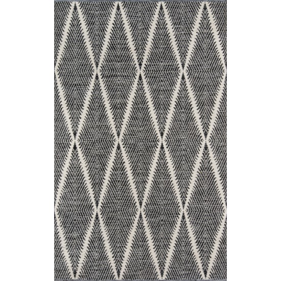 Rug, Erin Gates, River, RIV-1, Black, 3'6" X 5'6", 39901