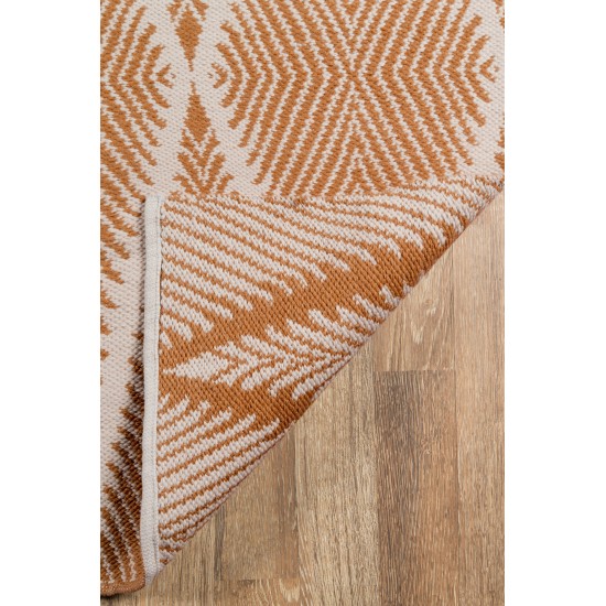 Rug, Erin Gates, River, RIV-1, Orange, 3'6" X 5'6", 40305