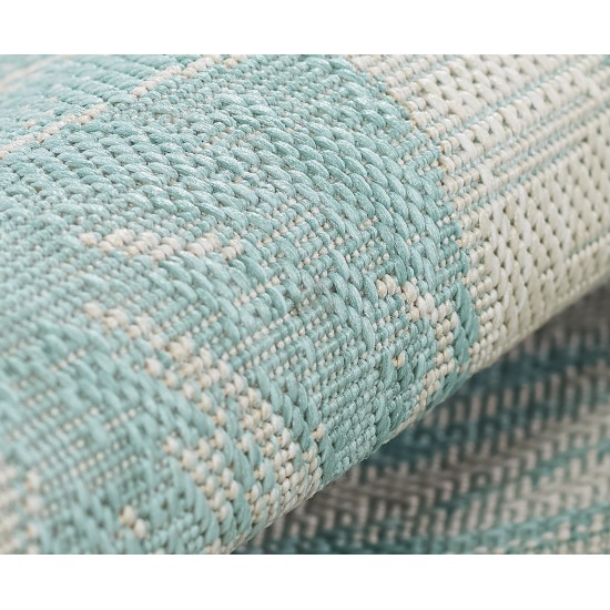 Rug, Momeni, Riviera, RV-01, Aqua, 4'1" X 6', 48292