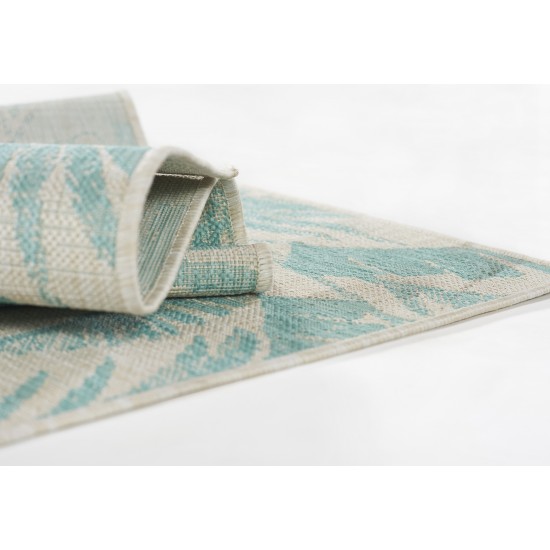 Rug, Momeni, Riviera, RV-01, Aqua, 4'1" X 6', 48292