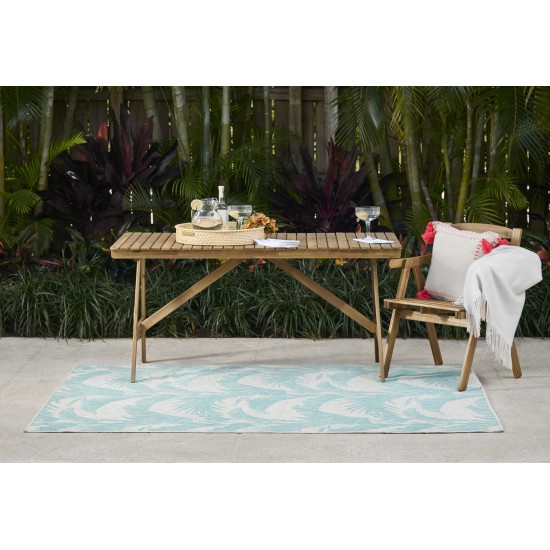 Rug, Momeni, Riviera, RV-01, Aqua, 4'1" X 6', 48292