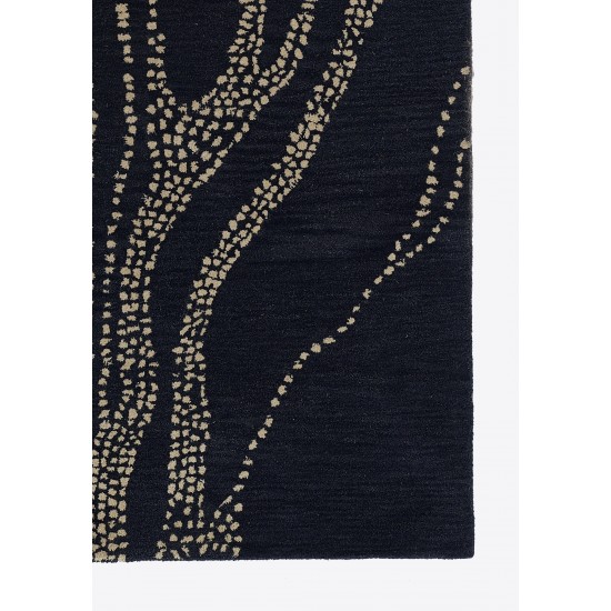 Rug, Momeni, Simba, SIM-7, Navy, 2'6" X 8' Runner, 49355