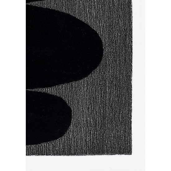 Rug, Momeni, Simba, SIM-9, Black, 2'6" X 8' Runner, 49359