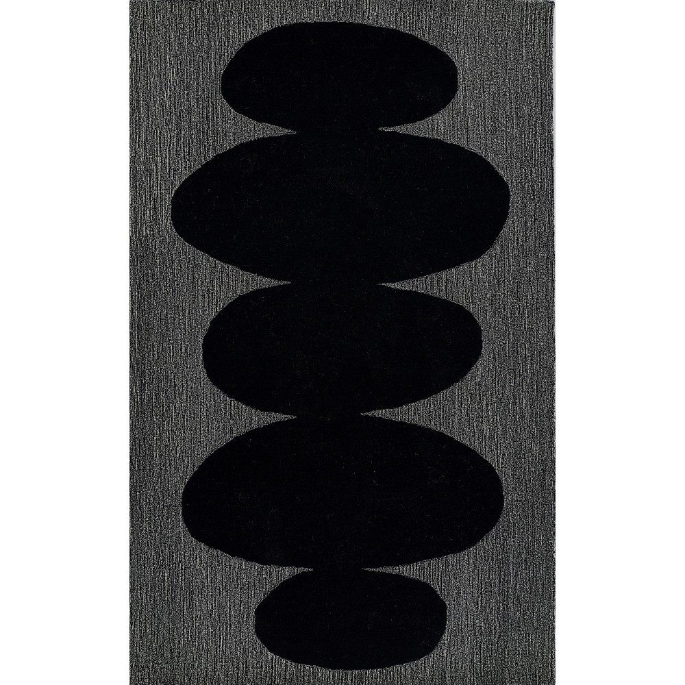 Rug, Momeni, Simba, SIM-9, Black, 3'6" X 5'6", 49363 Rug, Momeni, Simba, SIM-9, Black, 3'6" X 5'6", 49363
