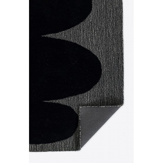 Rug, Momeni, Simba, SIM-9, Black, 3'6" X 5'6", 49363