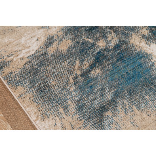 Rug, Momeni, Studio, STU-3, Blue, 2' X 3', 40046