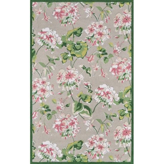 Rug, Madcap Cottage, Summer Garden, SMM-2, Grey, 2' X 3', 43121