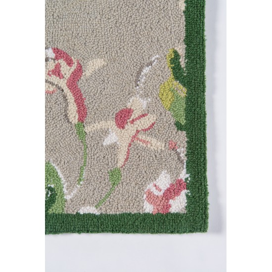Rug, Madcap Cottage, Summer Garden, SMM-2, Grey, 5' X 8', 43130