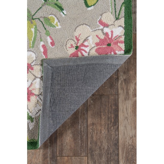 Rug, Madcap Cottage, Summer Garden, SMM-2, Grey, 5' X 8', 43130