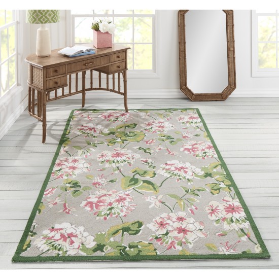 Rug, Madcap Cottage, Summer Garden, SMM-2, Grey, 5' X 8', 43130