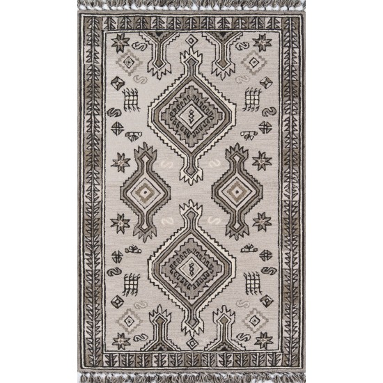 Rug, Momeni, Tahoe, TA-03, Grey, 2' X 3', 40146