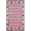 Rug, Momeni, Tahoe, TA-07, Pink, 2'3" X 8' Runner, 41798