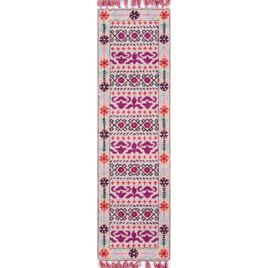 Rug, Momeni, Tahoe, TA-07, Pink, 3'6" X 5'6", 41801
