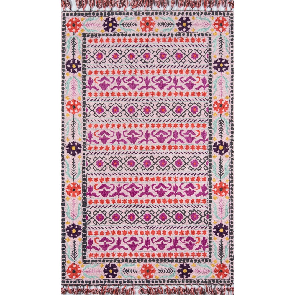 Rug, Momeni, Tahoe, TA-07, Pink, 5' X 8', 41804