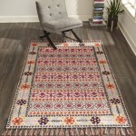 Rug, Momeni, Tahoe, TA-07, Pink, 5' X 8', 41804