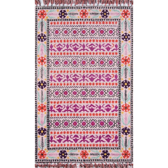 Rug, Momeni, Tahoe, TA-07, Pink, 7'6" X 9'6", 41809