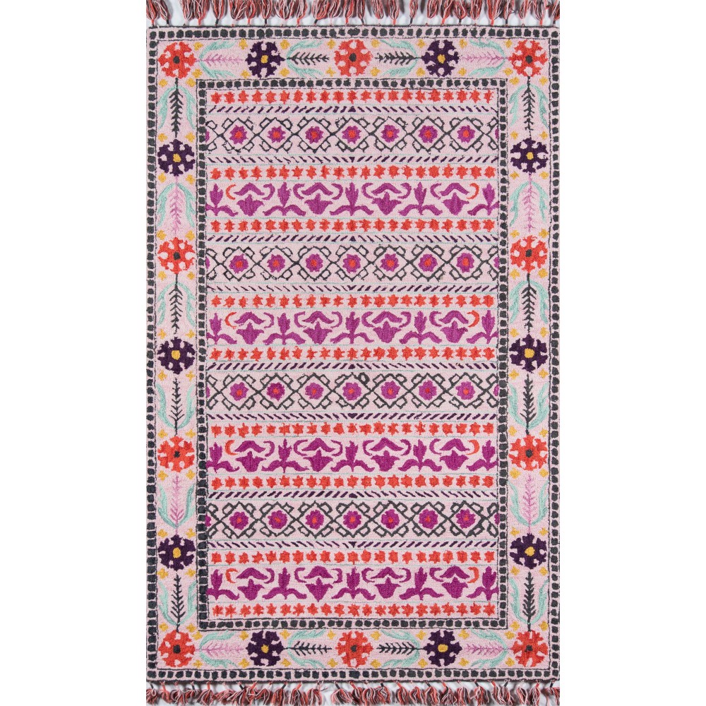 Rug, Momeni, Tahoe, TA-07, Pink, 7'6" X 9'6", 41809 Rug, Momeni, Tahoe, TA-07, Pink, 7'6" X 9'6", 41809