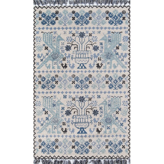 Rug, Momeni, Tahoe, TA-09, Blue, 2' X 3', 41797