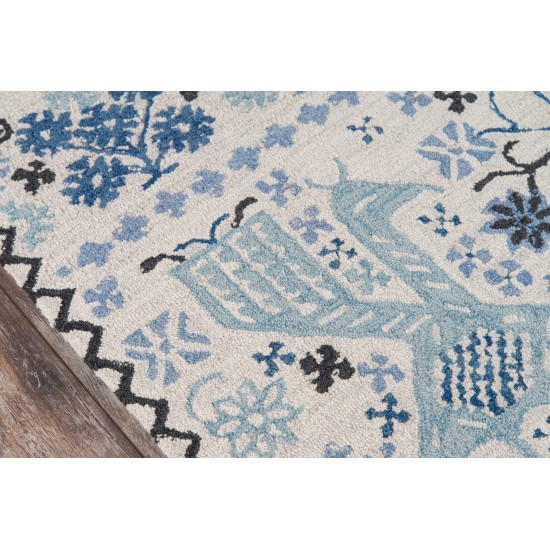 Rug, Momeni, Tahoe, TA-09, Blue, 2'3" X 8' Runner, 41800