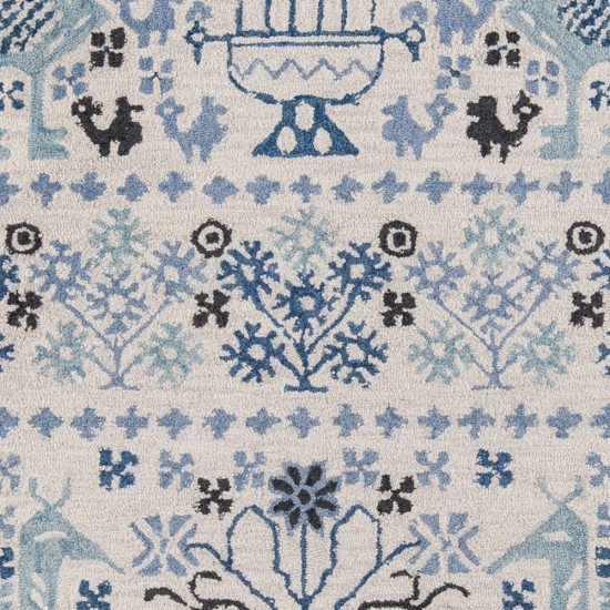 Rug, Momeni, Tahoe, TA-09, Blue, 2'3" X 8' Runner, 41800